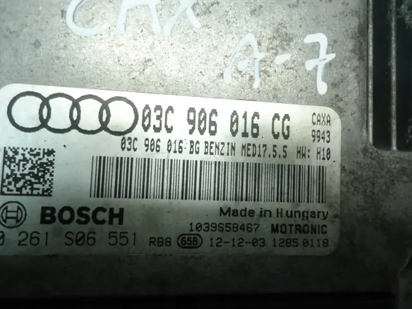 VW SEAT 1.4 TSI CAX Motorcomputer 03C906016CG image 3