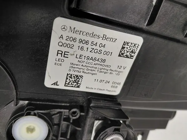 Rechter Digital Light Lamp Mercedes C-Klasse W206 A2059065404 image 3