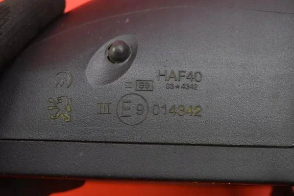 Rétroviseur droit rouge OEM 96806501XT Peugeot 207 image 9