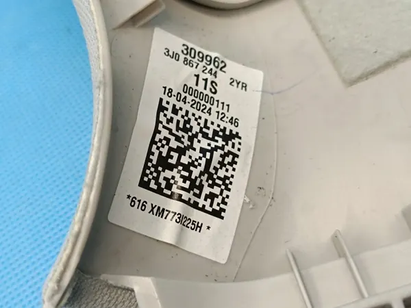 OEM 3J0867244 Couvre-poteau B Droit VW Passat B9 image 8
