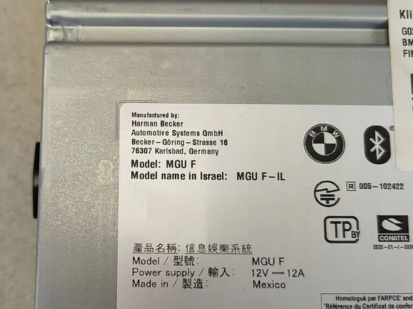 Lecteur Navigation BMW OEM 5A3E730 - État Utilisé image 5