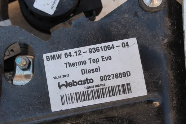 BMW G11 G12 G30 G31 G32 Webasto Verwarming 9361065 OEM image 5