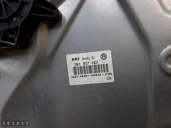 Raamregelaar VW Passat B5 1999 3B1837462 image 3