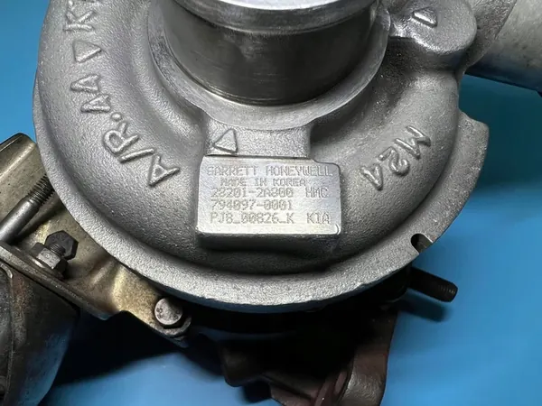 Turbo Garrett Hyundai i40 Kia Optima 1.7 CRDI OEM 28201-2A800 image 6