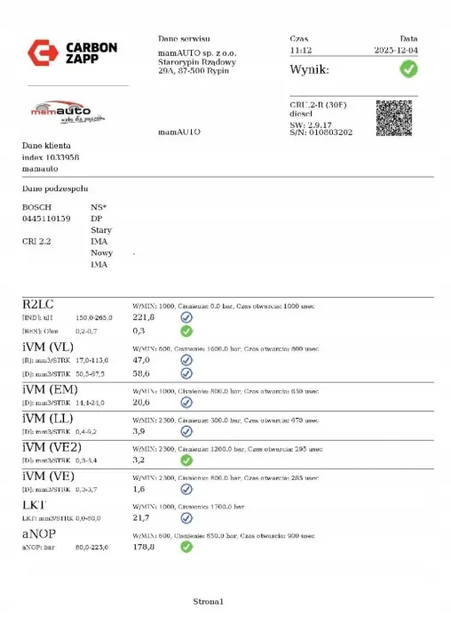 Injecteur OEM 0445110159 pour Opel Vectra C 1.9 CDTI image 3
