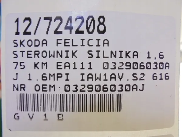 Módulo ECU Skoda Felicia I 1997 - Peça OE usada image 6