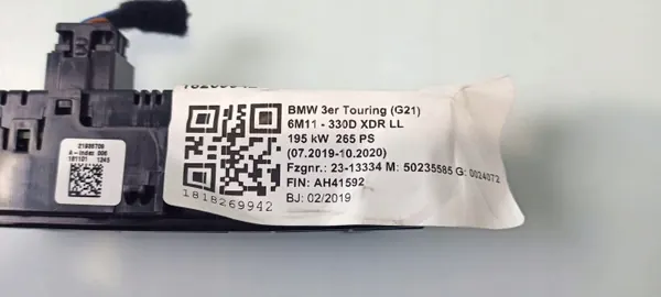Panel climatización BMW OEM 61319493012 - Usado image 4