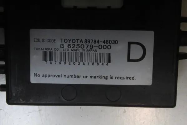 Módulo de imobilizador Lexus OEM 8978448030 - Usado image 4