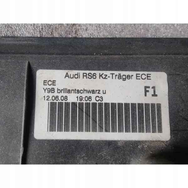 Marco de matrícula delantero Audi RS6 C6 OEM 4F0807285BM image 3