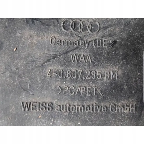 Marco de matrícula delantero Audi RS6 C6 OEM 4F0807285BM image 4