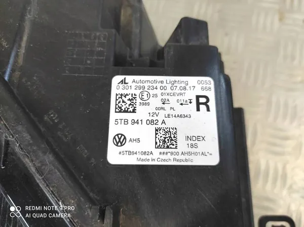 Faróis dianteiros Full LED VW Touran III 5TA image 9