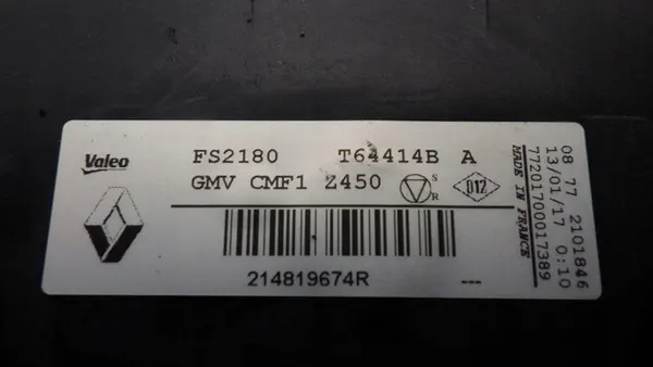 Radiador de agua AC Renault Scenic IV 1.5 DCI 214819674R image 9