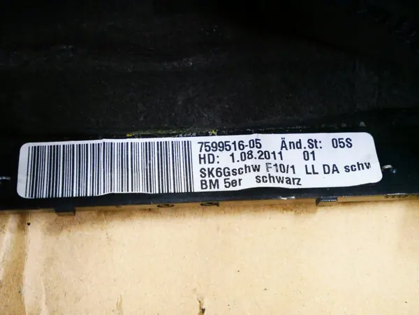 BMW 7599516 Versnellingspookhoes Frame Knop image 4