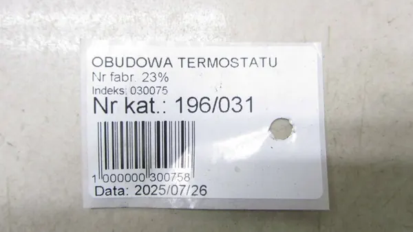 Caixa Termóstato Nissan OEM 110619413r - Usado image 5