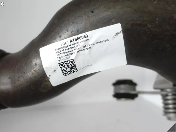 OEM 66936596 Voorste uitlaatpijp voor Audi A7/A6 2.0 TFSI image 7