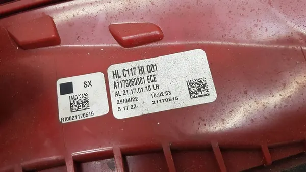 Mercedes CLA W117 Luz Trasera Izquierda EU image 5