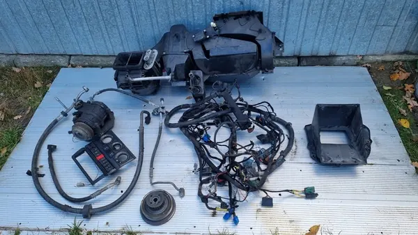 IVECO DAILY IV 06-12 Compresseur Tuyau Chauffage Climatisation image 1