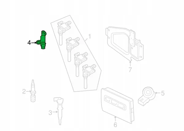 Vevaxelgivare OEM K05149230AA för Jeep V8 image 3