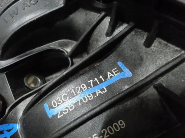 Coletor de admissão OEM 03C129711AE VW Golf V image 5