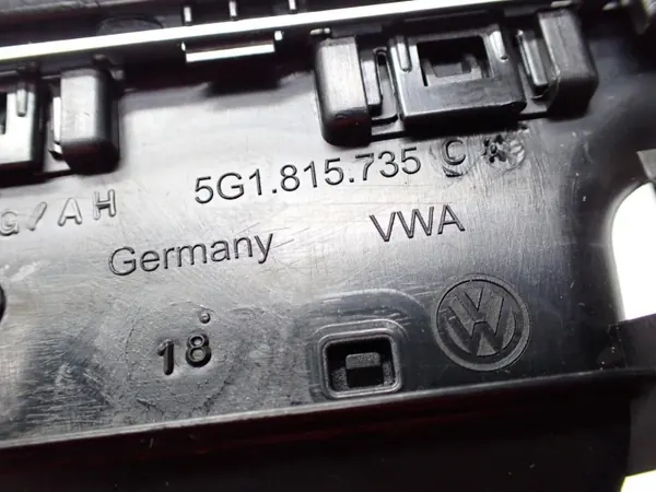 Radio-panel ventilationsgallret OEM 5G1815736C för VW Golf VII image 4