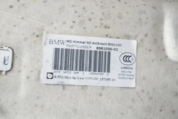 BMW F34 3 GT M-Paket Säulenverkleidung OEM 8061030 image 8