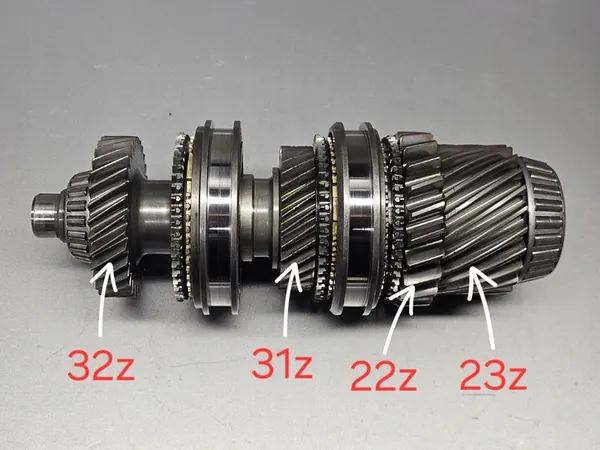 Arbre de Sortie N2 avec Engrenages 02E DQ250 DSG VW Audi image 1