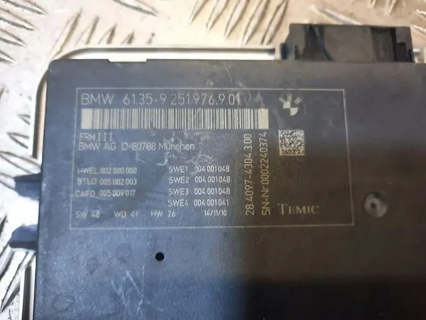 Module de lumière BMW 5 (F10) 2011 613592519769 image 2