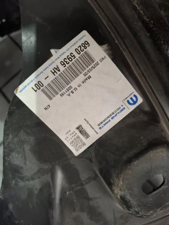 Aile Droite Dodge Charger 2 II OEM 68205936AH image 2
