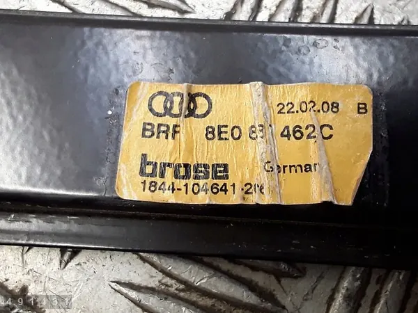 Raamregelaar Audi A4 B7 2008 8e0837462c image 6