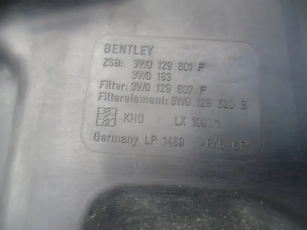 BENTLEY CONTINENTAL GT Ilmansuodattimen Kotelo image 5