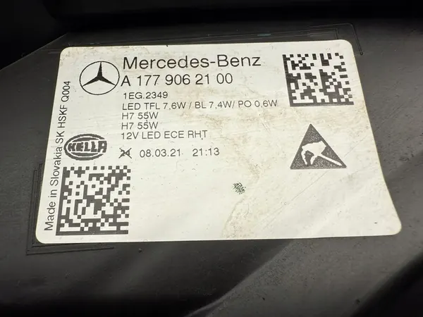 MERCEDES 177 A KLASA LINKER LAMP A1779062100 image 5