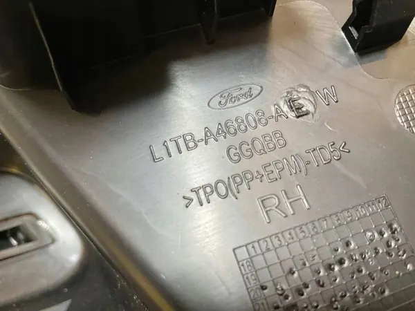 Ford Heckklappenschlossabdeckung OEM 1TBA46808A - Gebraucht image 5