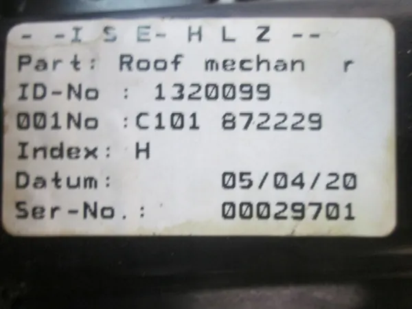 OEM 93162264 Höger takfjäder för Opel Tigra B image 3