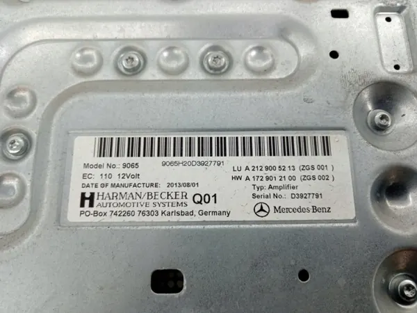 Mercedes-Benz Radiovahvistin OEM A2129005213 image 5