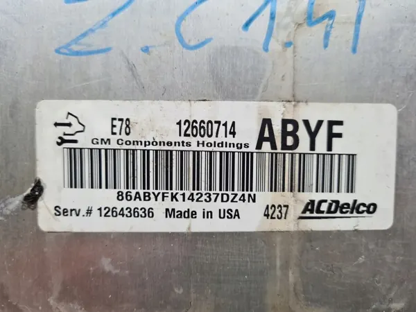 Motorstyrenhet OEM 12660714 för Opel Astra J 1.4 Turbo image 3