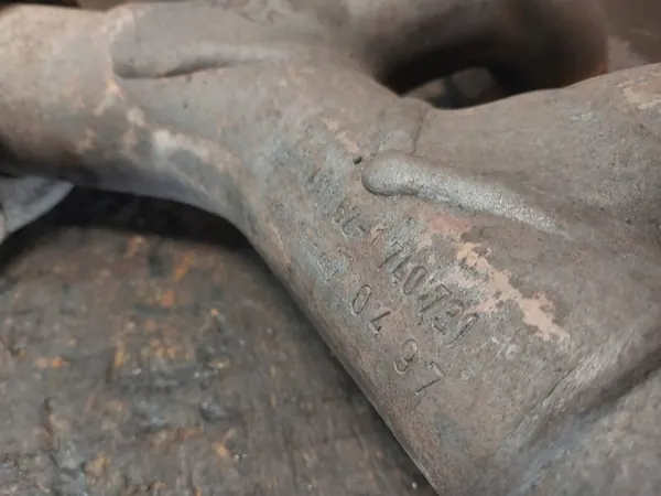 Coletor de escape BMW 5 E39 520i M52B20 1740731 image 5