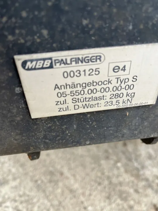 WINDA MBB PAJFINGER 750 KG 2 PISTONS État Utilisé image 7
