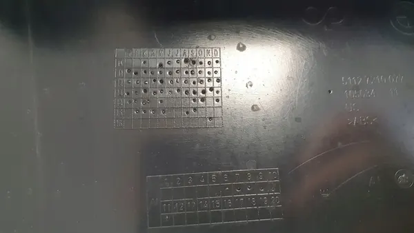 Scivolo paraurti posteriore BMW X3 F25 sinistro 51127210077 image 6