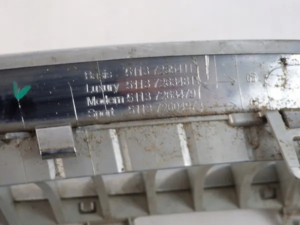 BMW F30 F31 Kidney Grille Left Original 7263479 image 5