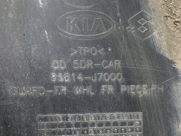 OEM 86814-J7000 Aile Avant Droit Kia Ceed image 4
