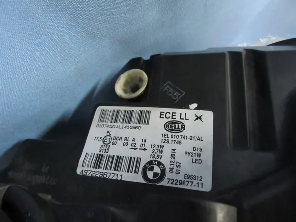 Farol esquerdo BMW F20 Bi-Xenon não giratório LED image 7