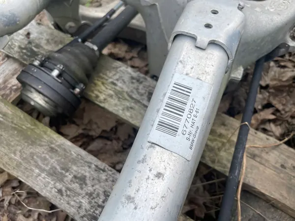 BMW 5 E60 E61 X-DRIVE Rear Suspension Complete image 5