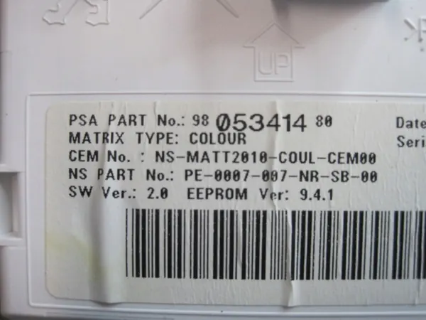 Quadro de instrumentos Citroen DS5 OEM 9805736780 image 10