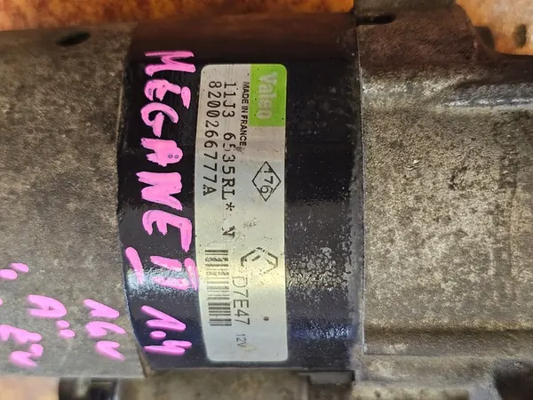 Motor de arranque Renault Scenic II 1.6 16v 8200266777A image 2