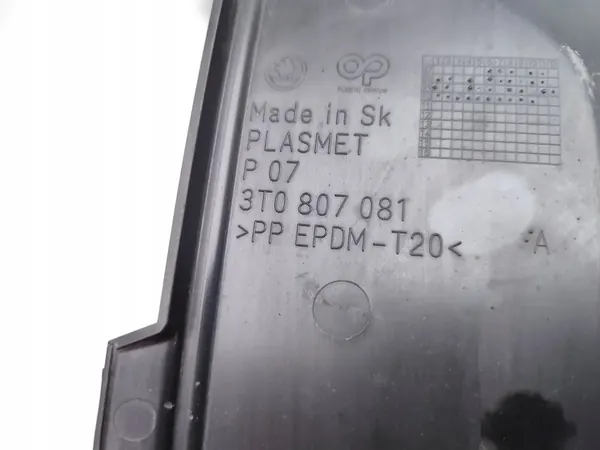 Skoda Superb Tampa do Radiador Frontal 2011 Familiar 3T0807082 image 7