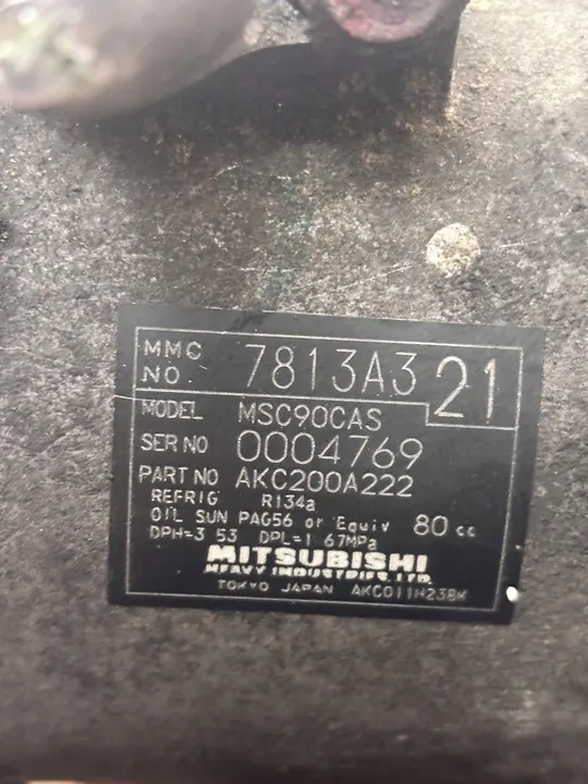 Compressore Aria Condizionata Mitsubishi Outlander II image 2