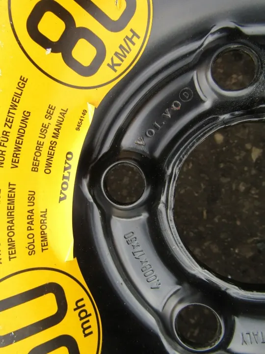 Volvo V70 2 Tipo S Roda sobressalente OEM 9209872 image 5