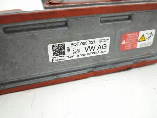 Aquecedor líquido OEM 5QF963231 para Seat Leon IV 2021 image 4