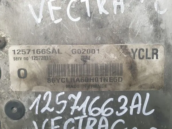 Unidade Controlo Motor 12571663AL para Opel Vectra C 2.2 image 3