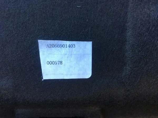 Mercedes C-Klasse W206 Heck-Kofferraumablage OEM A2066901403 image 7
